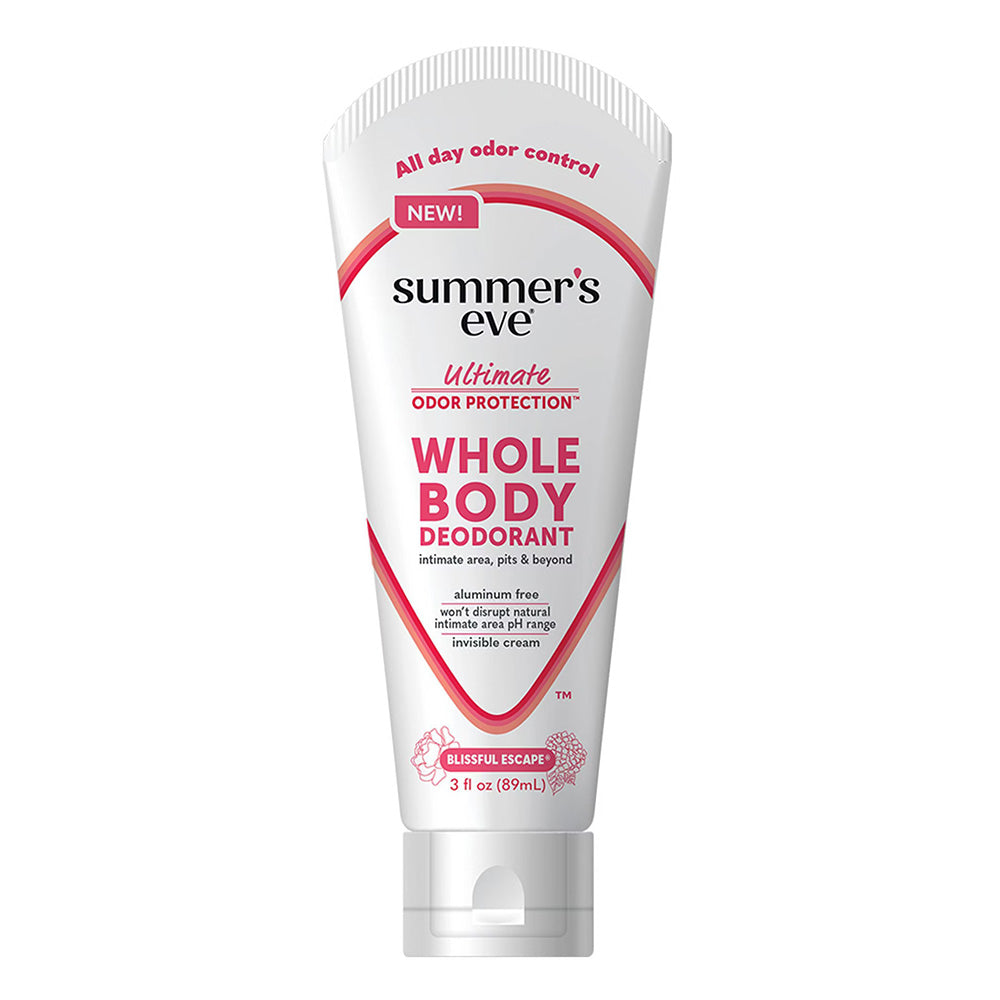 Summers Eve Blissful Escape Ultimate Odor Protection Whole Body Deodorant 3Oz (89ml)