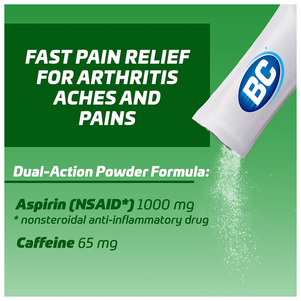 Bc Arthritis Fast Pain Relief On the Go Powder Stick Packs - 50 Ea
