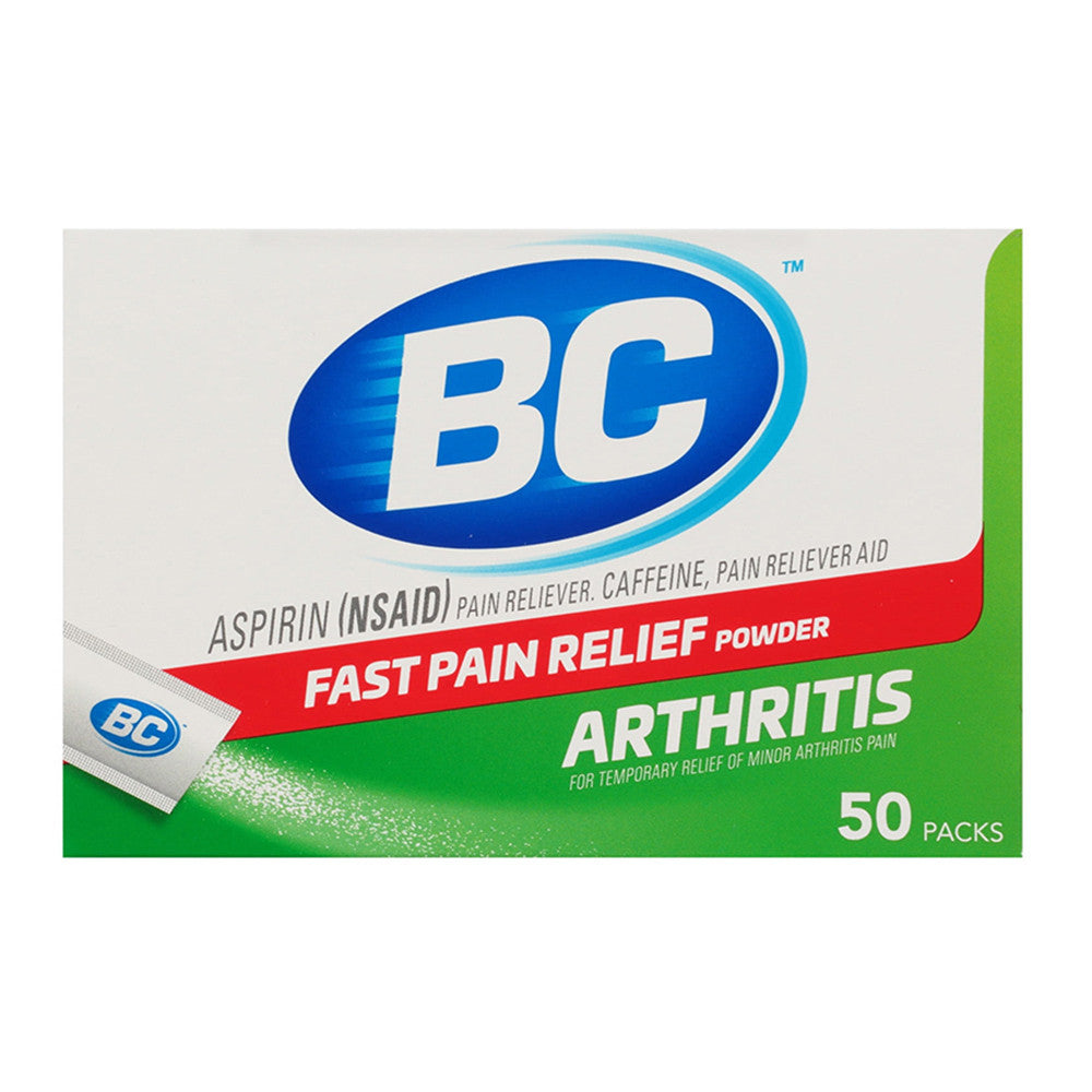 Bc Arthritis Fast Pain Relief On the Go Powder Stick Packs - 50 Ea