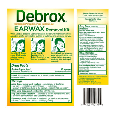 Debrox Earwax Removal Drops With Bulb - 0.5 Oz
