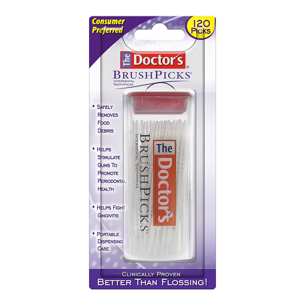 The Doctors Brush Picks To Remove Plaque And Food Particles - 120 Ea