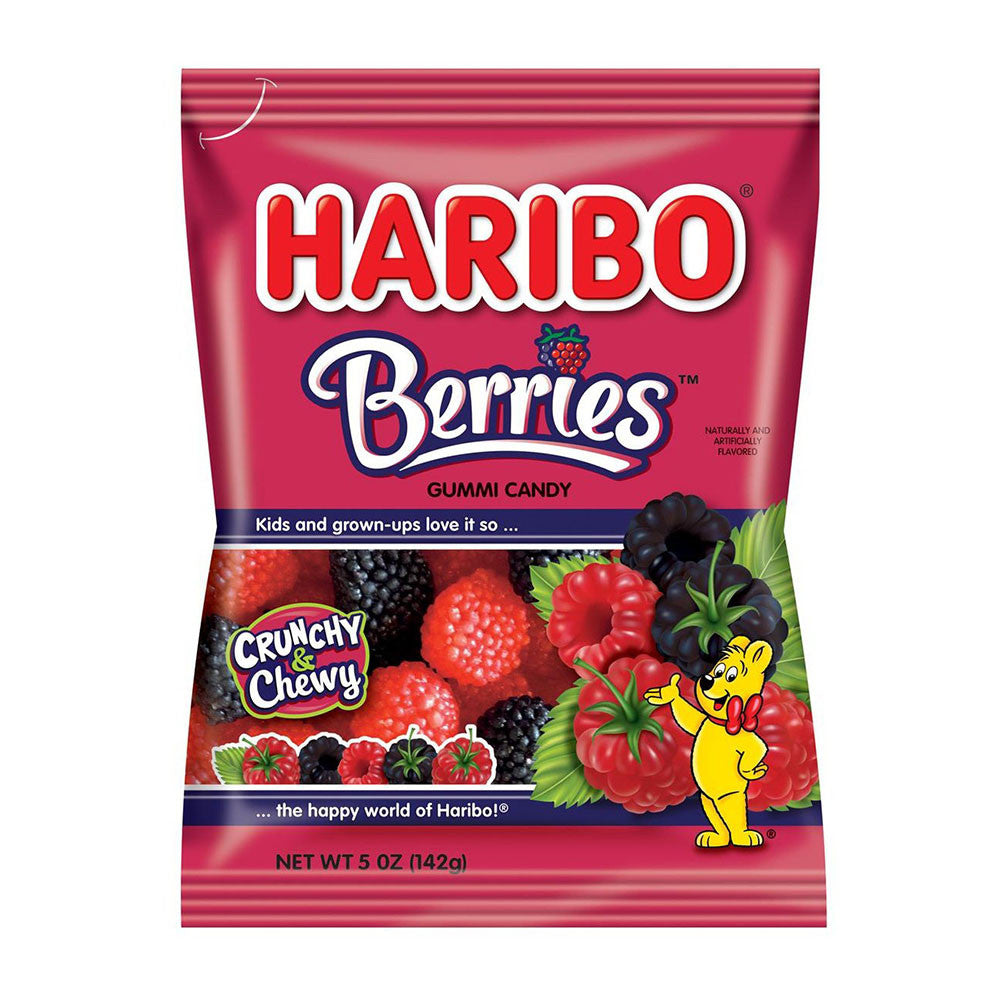 Haribo Berries Gummi Candy, 5 Oz
