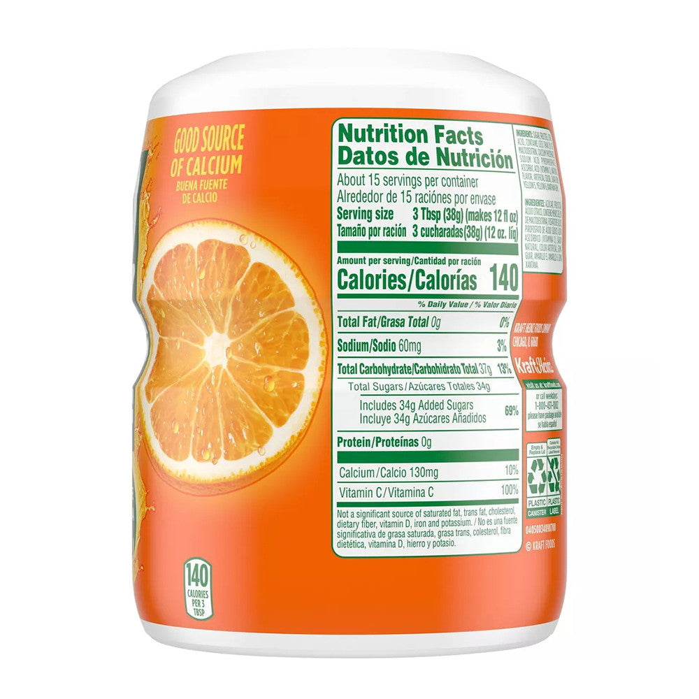 Tang Drink Mix, Orange Naranja, 20 Oz