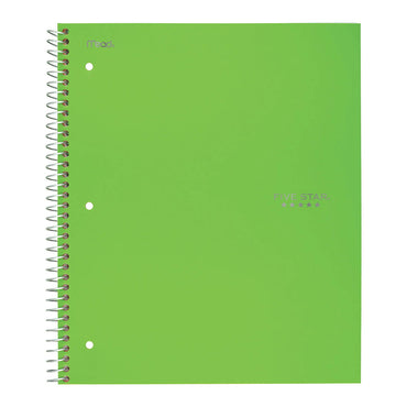 Mead Five Star 5 Subject College Ruled Notebook, 200 Sheets, 1 Ea