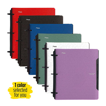 Five Star Flex Refillable Notebook, 1 Inch Hybrid Notebinder, 200 Sheet Capacity, Assorted Colors, 1 Ea