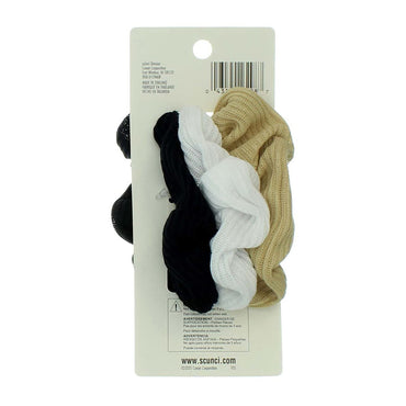 Scunci Effortless Beauty Basic Ribbed Twisters, 1 Ea