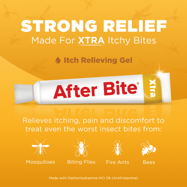 After Bite Sting Soothing Instant Itch Relief Xtra Gel with Antihistamine, 0.7 oz