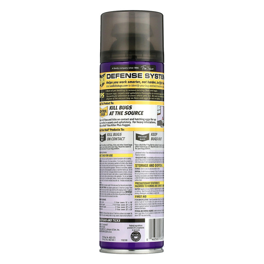 Raid Flea Killer Plus Carpet and Room, 16 Oz