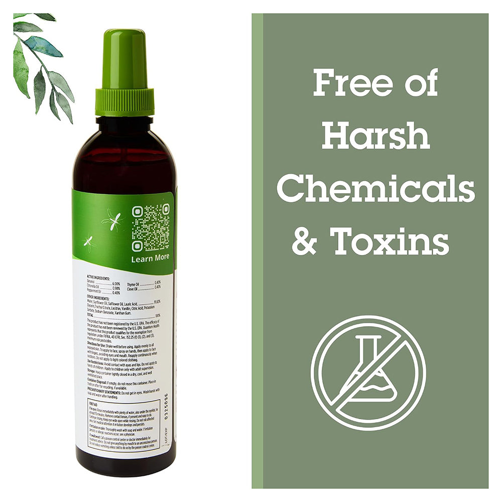 Buzz Away Extreme Natural Insect Repellent for Mosquitos and Ticks Flies Deet-Free 8Oz