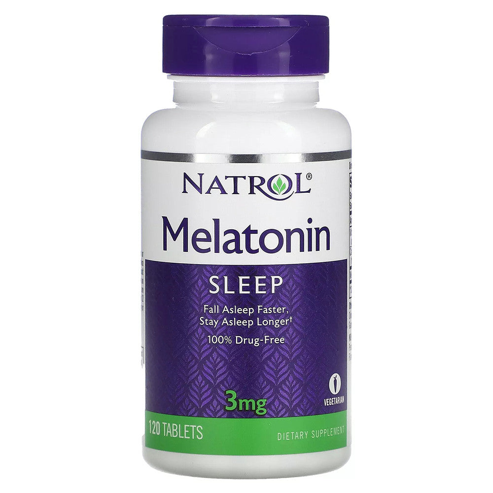 Natrol Melatonin 3 Mg Tablets With Vitamin B6, 120 Ea