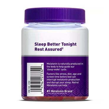 Natrol Melatonin 5 Mg Sleep Aid Gummies, Strawberry, 90 Ea