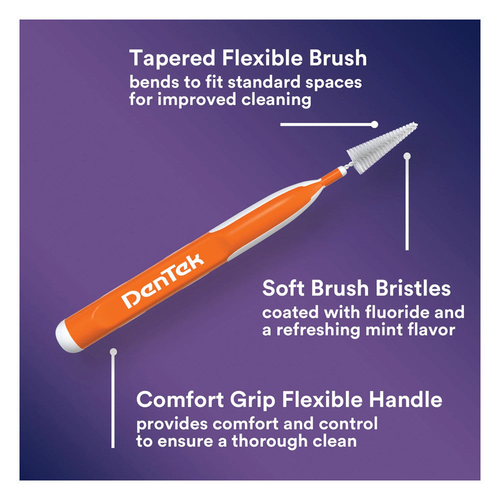 Dentek Easy Brush Cleaners For Plaque, 16 Ea