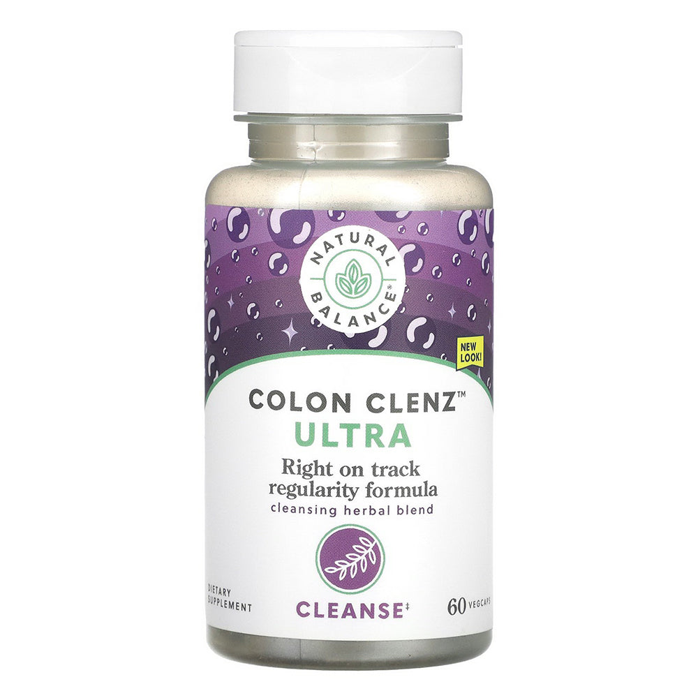 Natural Balance Ultra Colon Clenz Vegetarian Capsules, 60 Ea