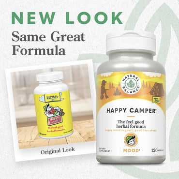 Natural Balance Happy Camper Herbal Formula Veggie Capsules, 120 Ea