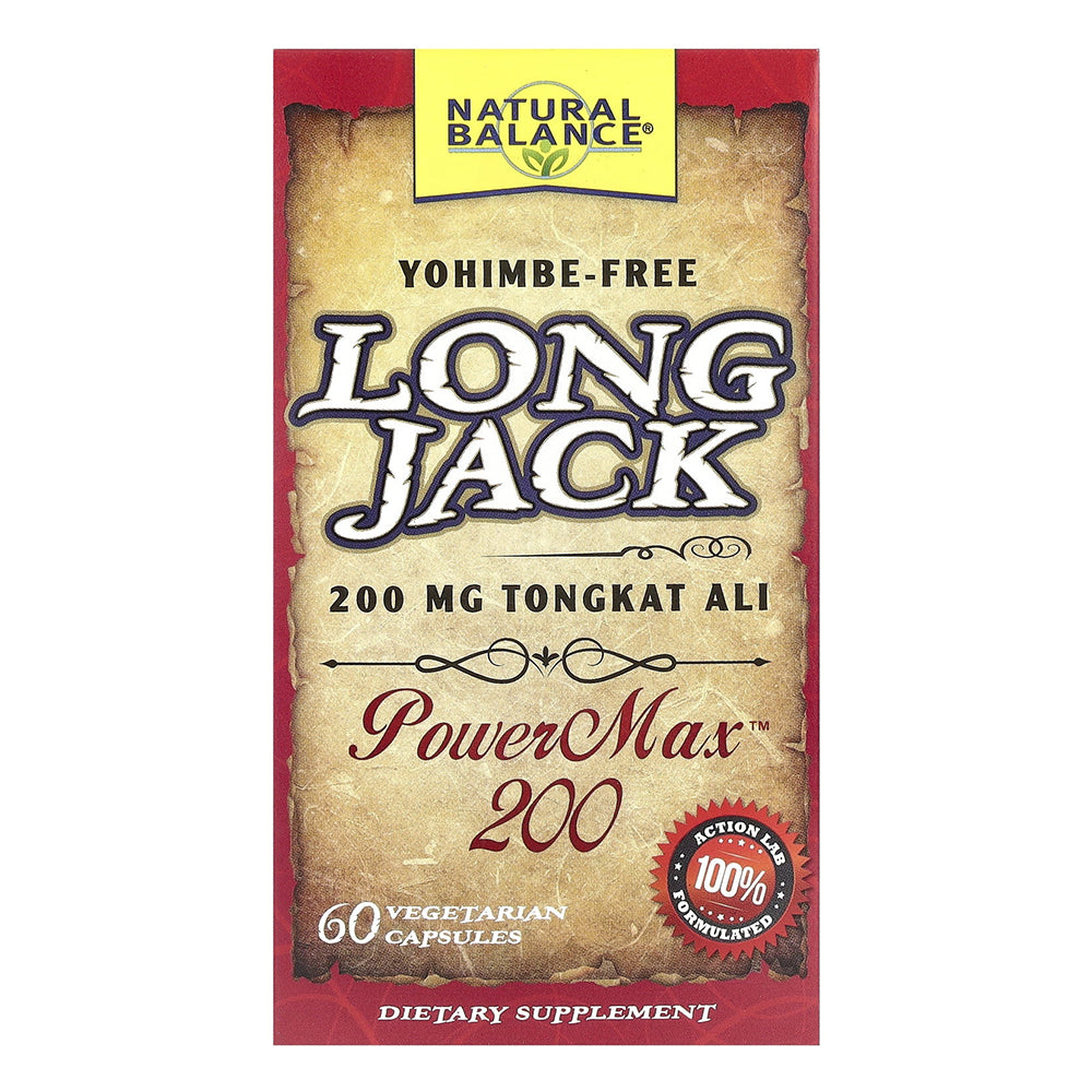 Natural Balance Long Jack PowerMax 200 Veggie Capasules, 60 Ea