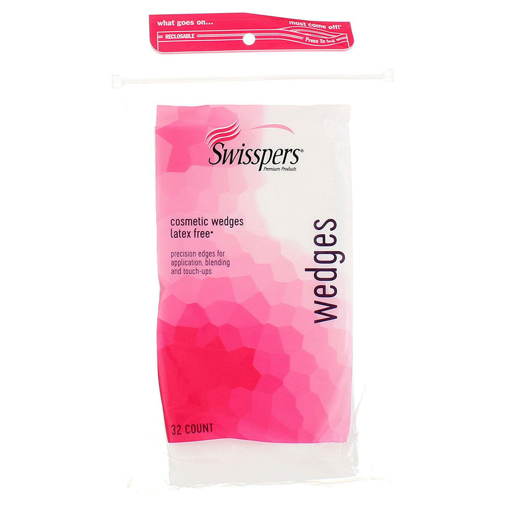Swisspers Cosmetics Disposable Wedges, Latex-Free - 32 Each