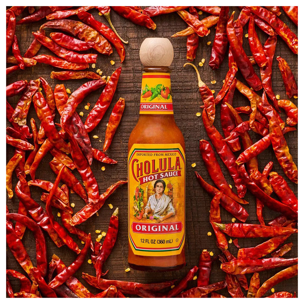 Cholula Hot Sauce Original Medium Heat 12Oz (360ml)
