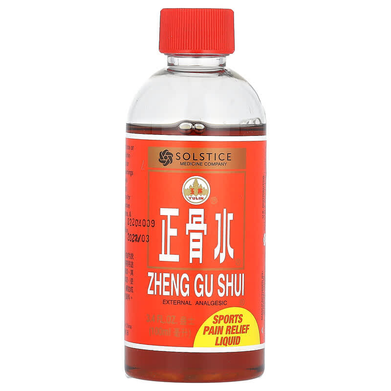 Solstice Medicine Company Zheng Gu Shu Pain Relief Herbal Liquid, 3.4 Oz