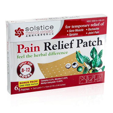 Solstice Medicine Company Pain Relief Patch, 6 Ea