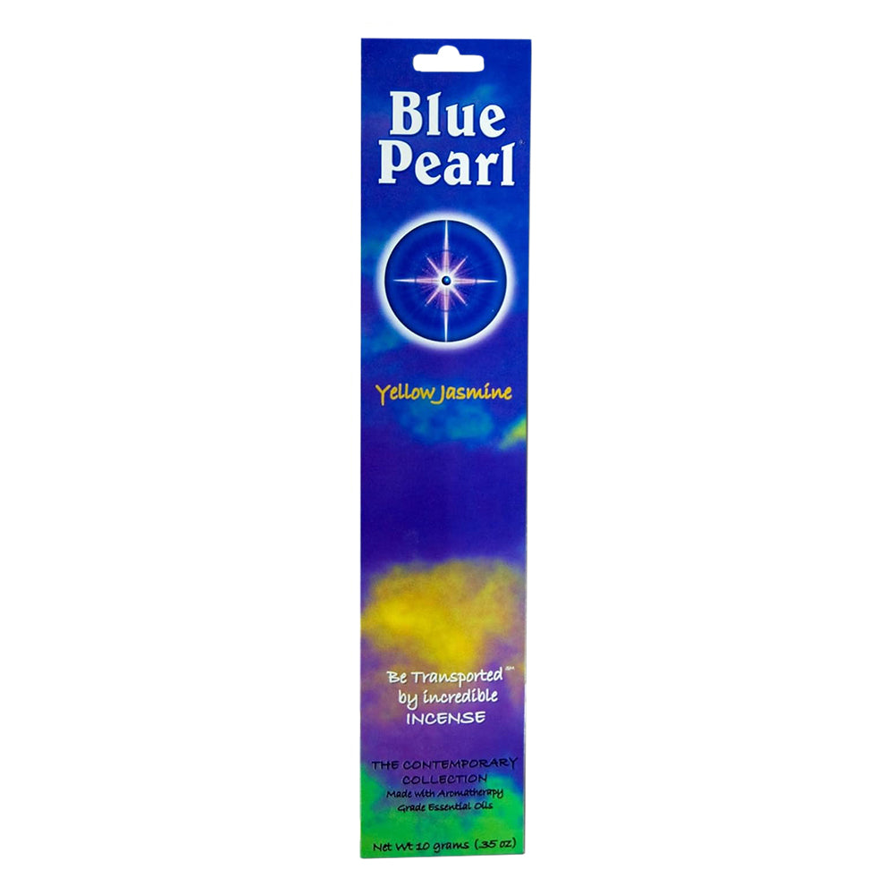 Blue Pearl Contemporary Collection Yellow Jasmine Incense Aromatic Refreshing 0.35Oz (10g)