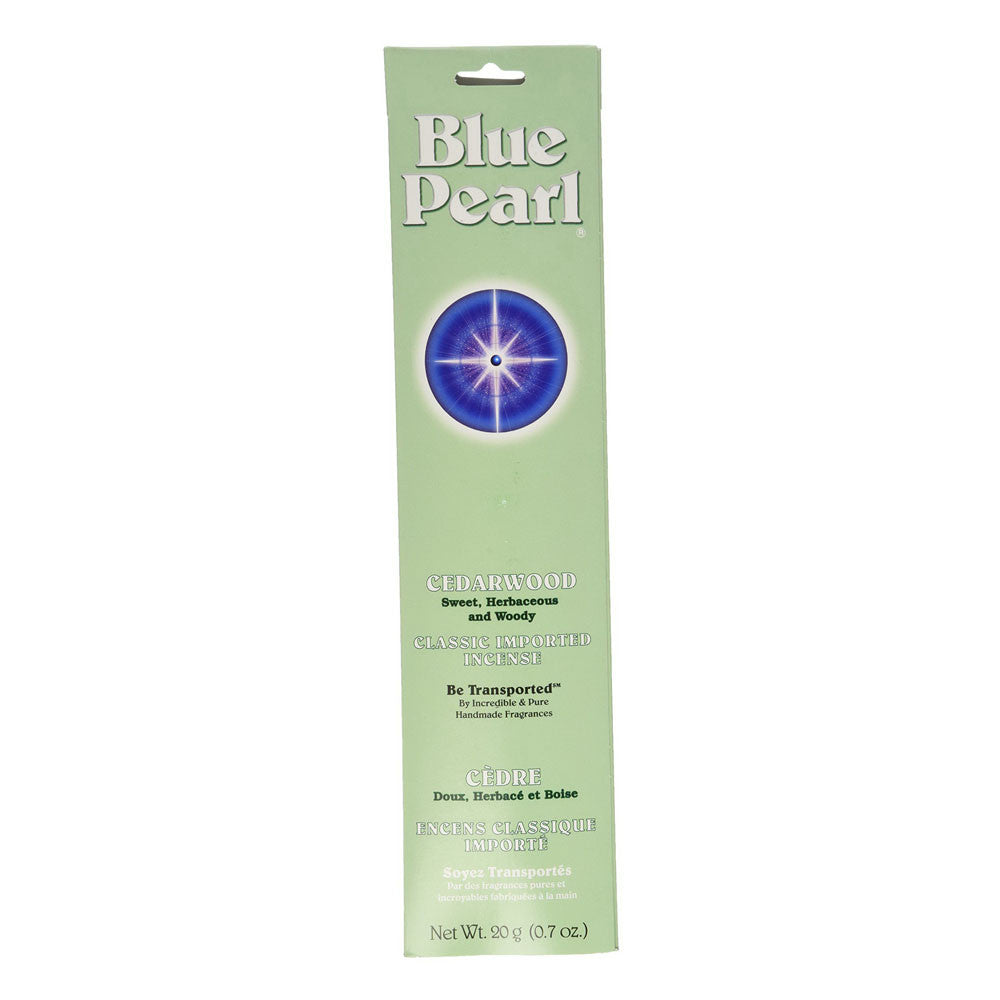 Blue Pearl Classic Imported Cedarwood Incense, 20 G