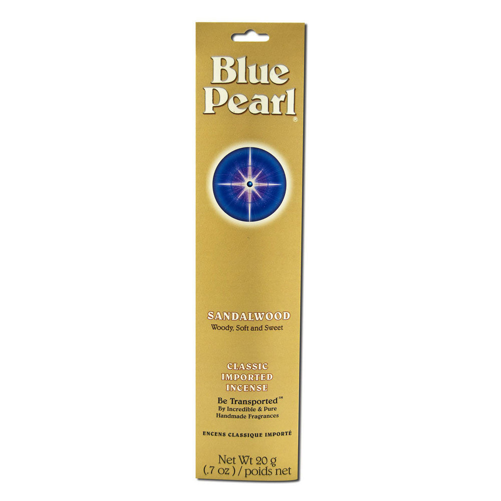 Blue Pearl Classic Imported Sandalwood Incense, 20 Gm