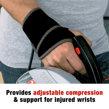 Ace Brand Adjustable Compression Wrist Support Comfortable Braces, Black, One Size, #3966, 1 Ea