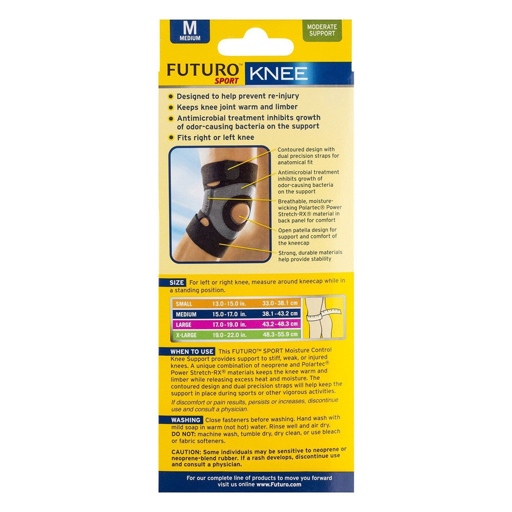 Futuro Sport Performance Knee Support Brace, X Large, 1 Ea