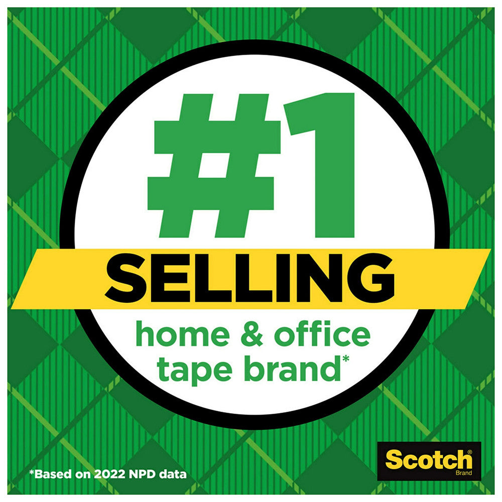 3M Scotch Magic Transparent Tape 0.75 Inc x 300 Inc, 3 Rolls