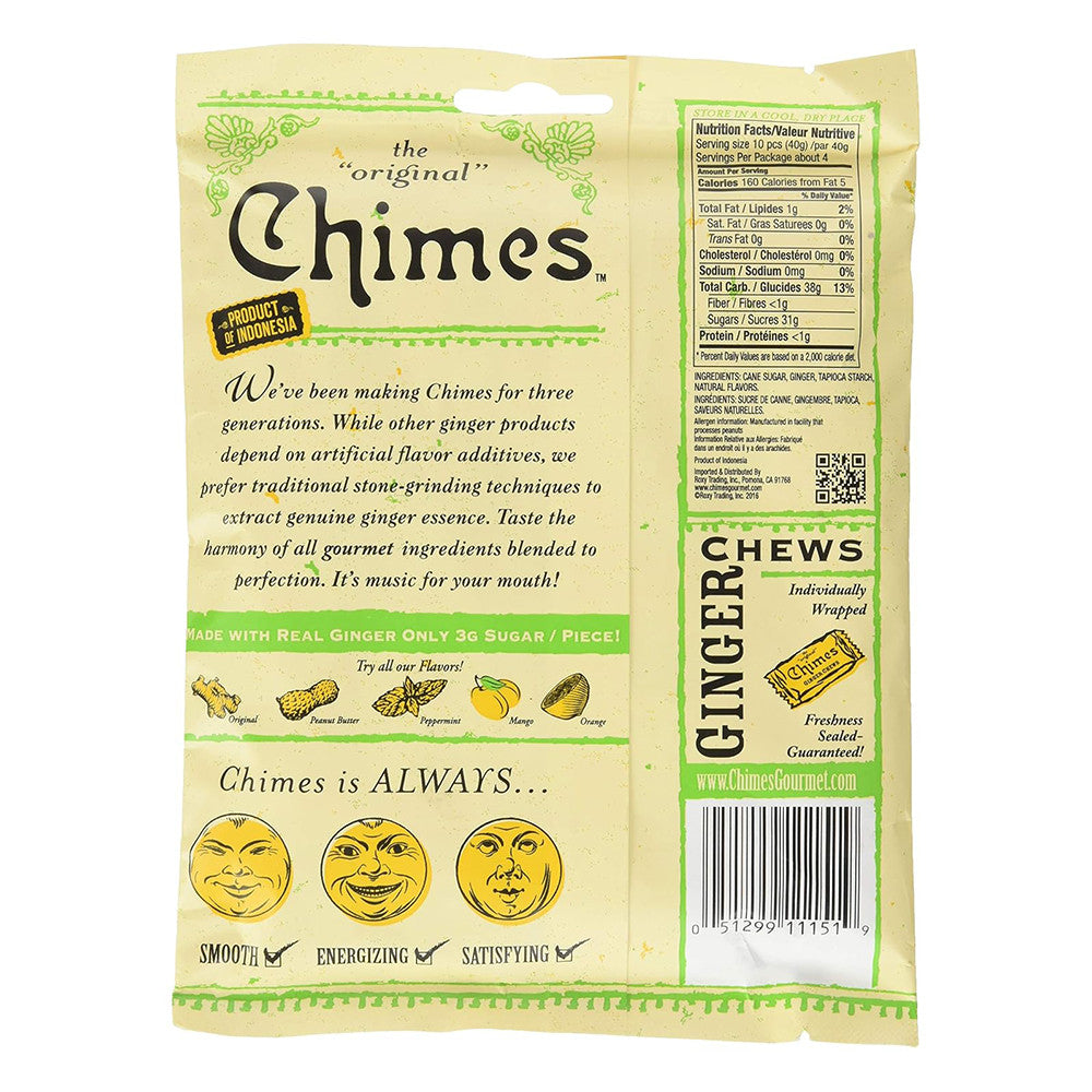 Chimes Mango Chewy Ginger Candy, 5 Oz