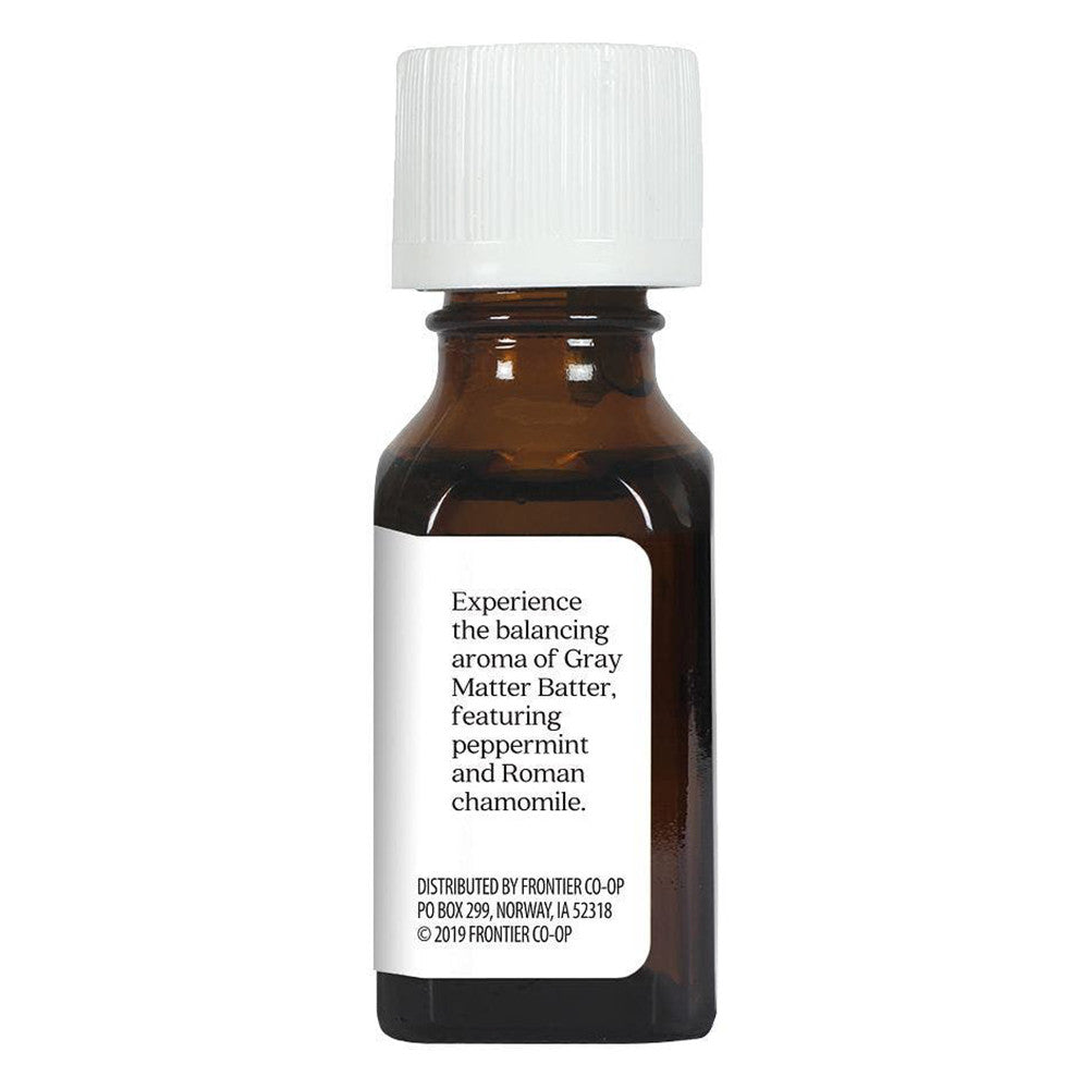 Aura Cacia Aromatherapy Essential Solutions Oil, Gray Matter Batter - 0.5 Oz