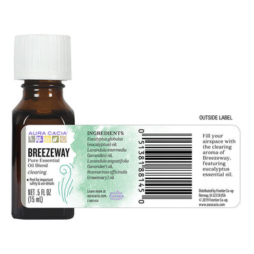 Aura Cacia Breezeway Pure Essential Oil Blend, 0.5 Oz