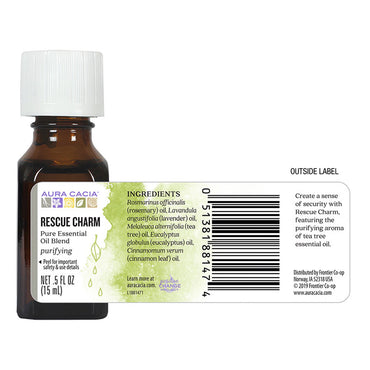 Aura Cacia Rescue Charm Essential Oil Blend, 0.5 Oz