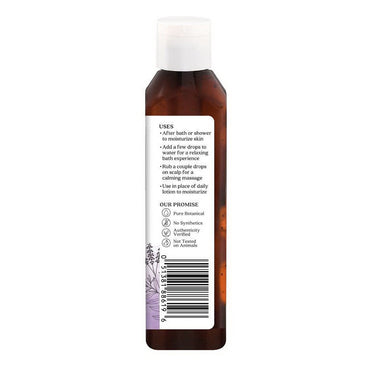 Aura Cacia Aromatherapy Bath, Body And Massage Oil, Lavender Harvest, 8 oz