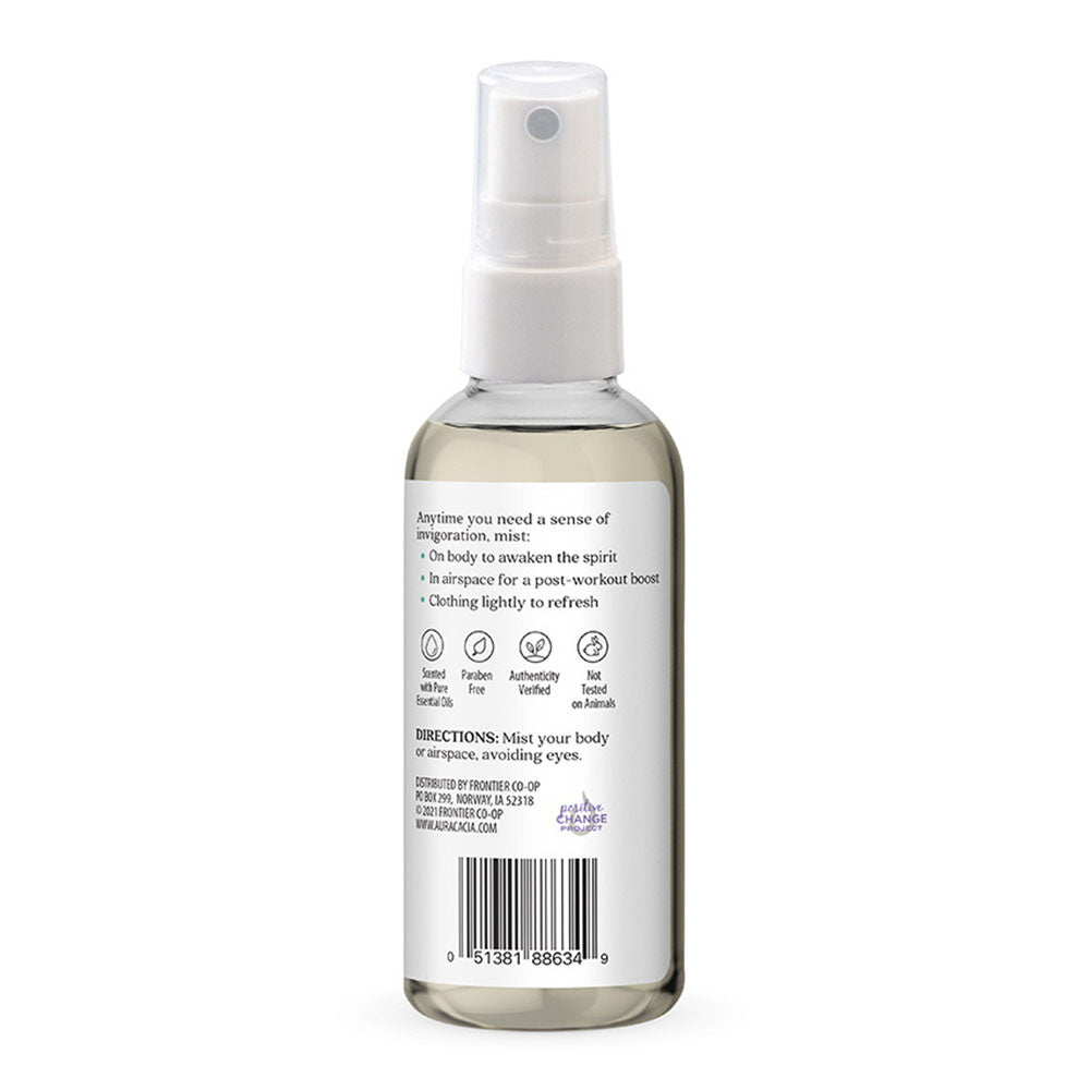 Aura Cacia Aromatherapy Mist For Room And Body, Ginger And Mint, 4 Oz