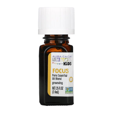 Aura Cacia Kids Focus Pure Essential Oil Blends, 0.25 Oz