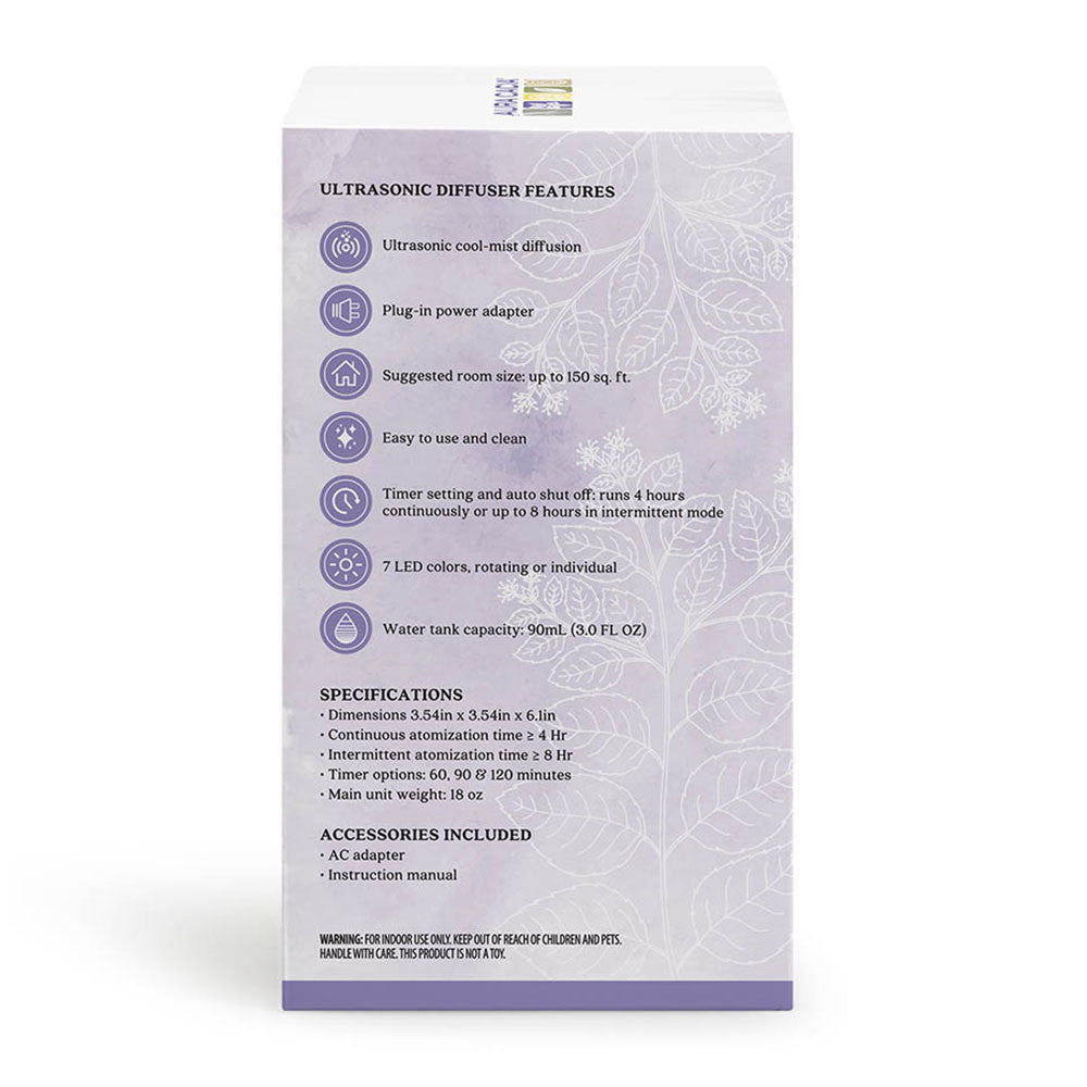 Aura Cacia Lunar Ultrasonic Essential Oil Diffuser, 1 Ea