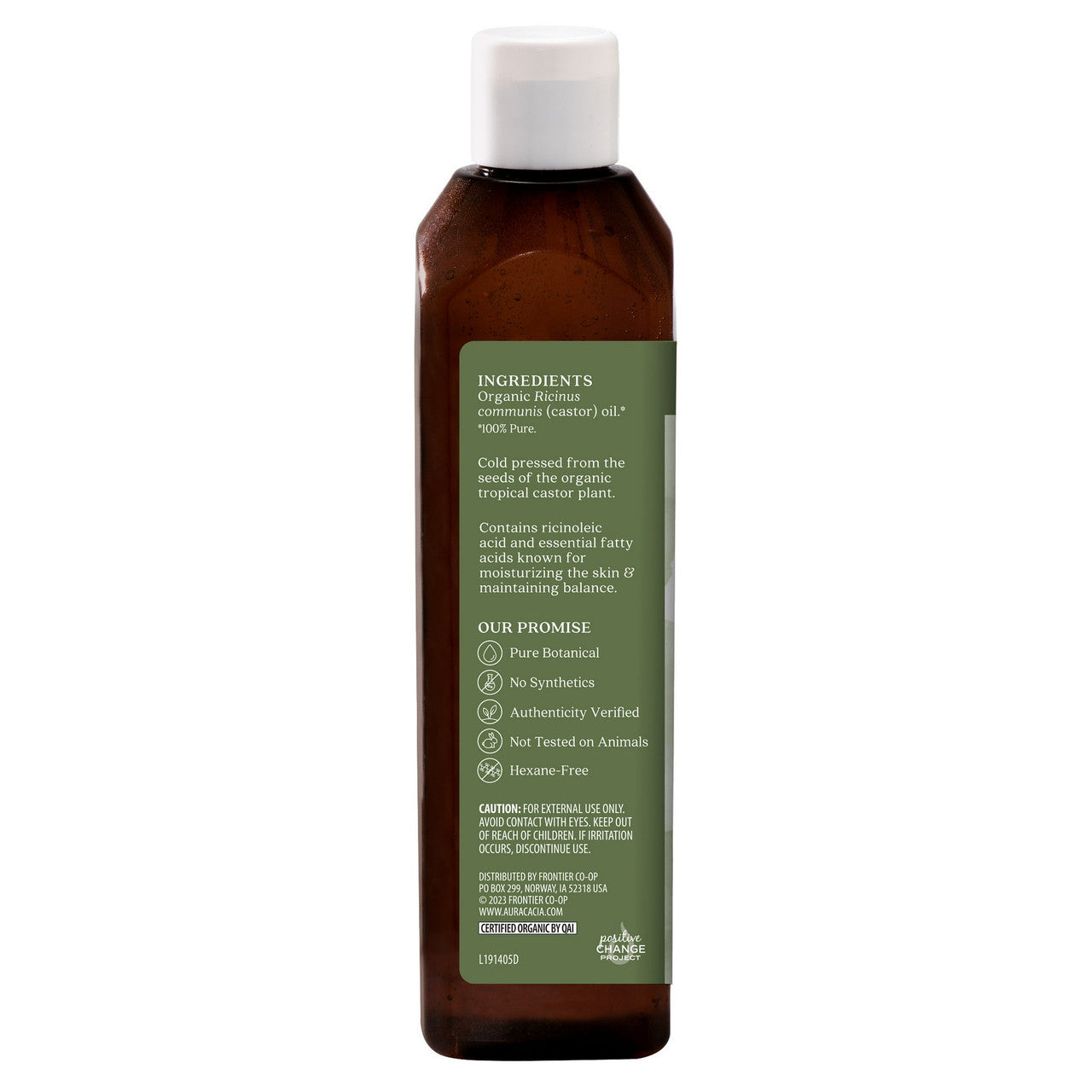 Aura Cacia Organic Skin Care Castor Oil, 16 oz