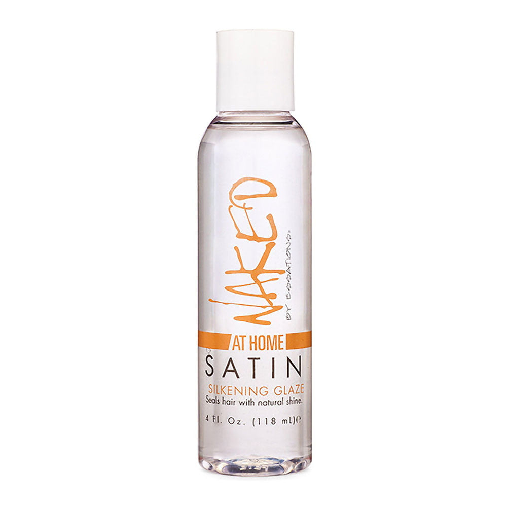 Naked By Essations Satin Silkening Glaze for Hair Shine, 4 Oz