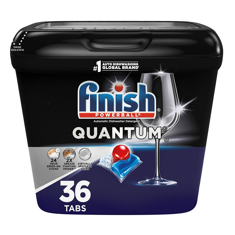 Finish Quantum Dishwasher Tablets Powerful Clean and Shine 36Ea
