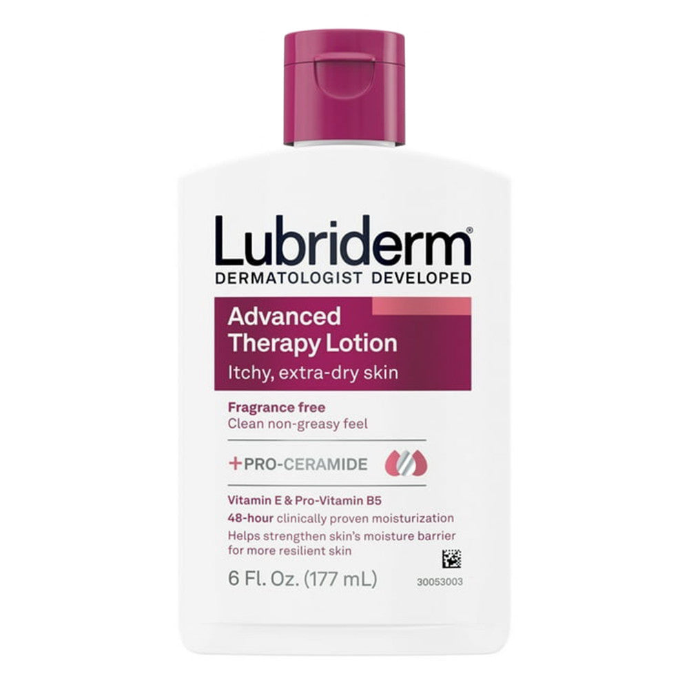 Lubriderm Advanced Therapy Moisturizing Lotion Extra Dry Skin, 6 Oz