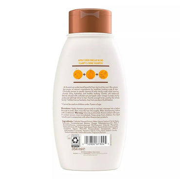 Aveeno Hair Shampoo Apple Cider Vinegar Blend, 12 Oz