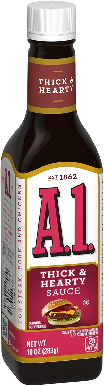 A1 Steak Sauce Thick and Hearty Bold 10Oz (283g)