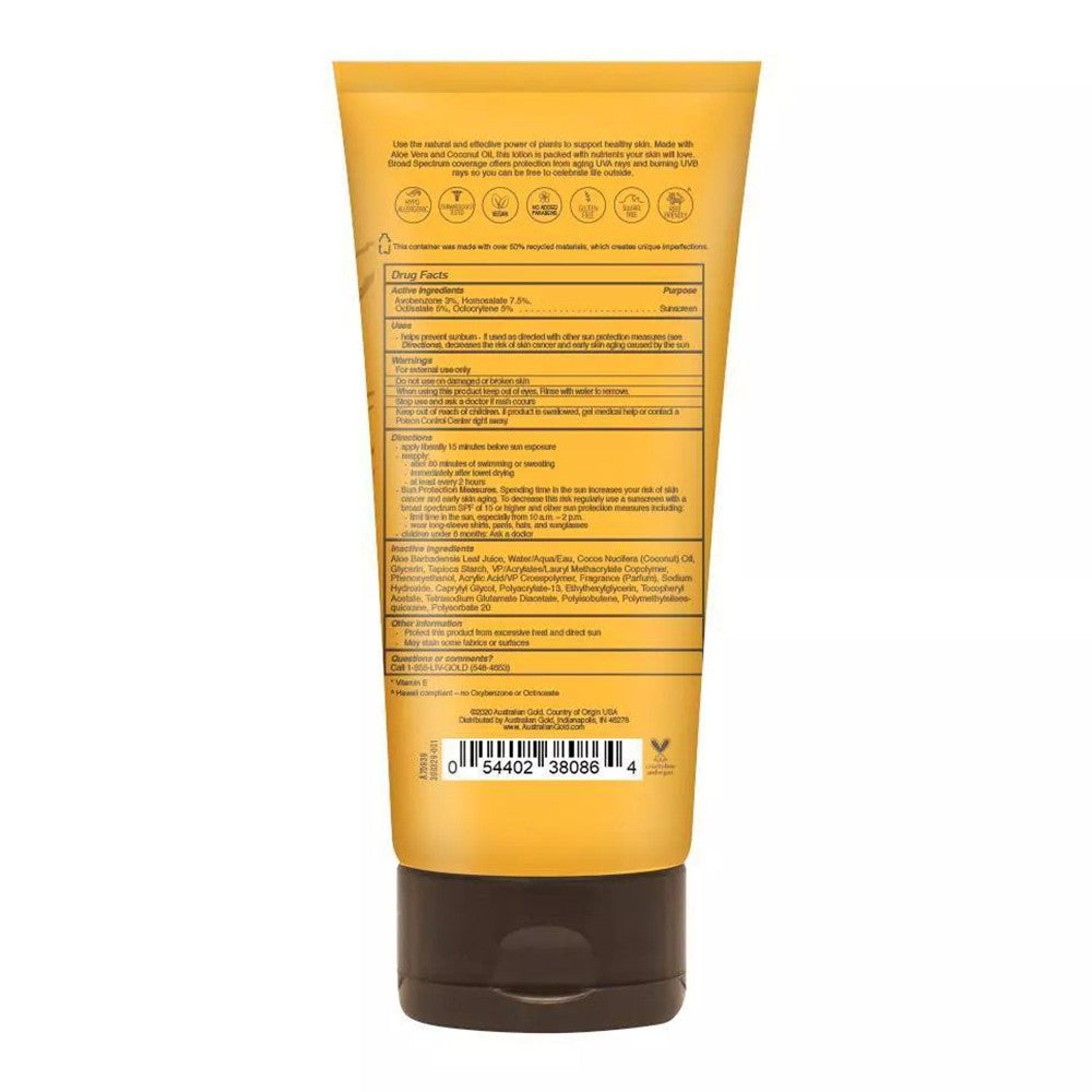 Australian Gold Plant Based Sunscreen Lotion Spf 30, 177 Ml