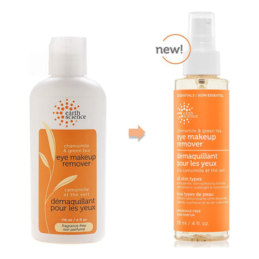 Earth Science Eye Makeup Remover With Chamomile And Green Tea - 4 Oz