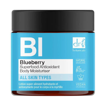 Dr Botanicals Blueberry Superfood Antioxidant Body Moisturiser, 2 Oz