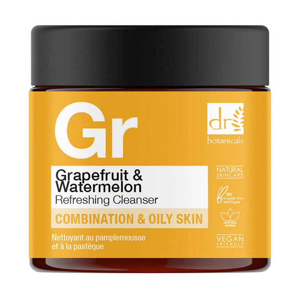 Dr Botanicals Grapefruit and Watermelon Refreshing Cleanser, 2 Oz