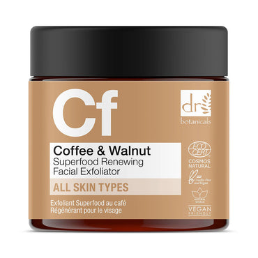 Dr Botanicals Coffee Superfood Renewing Facial Exfoliator, 2 Oz