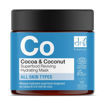 Dr Botanicals Cocoa and Coconut Superfood Reviving Hydrating Mask, 2 Oz