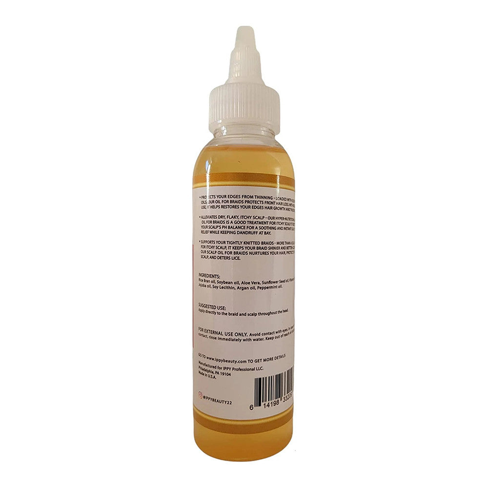 Ippy Dope Braid ED Aloe Vera and Peppermint Braid Oil, 4 Oz